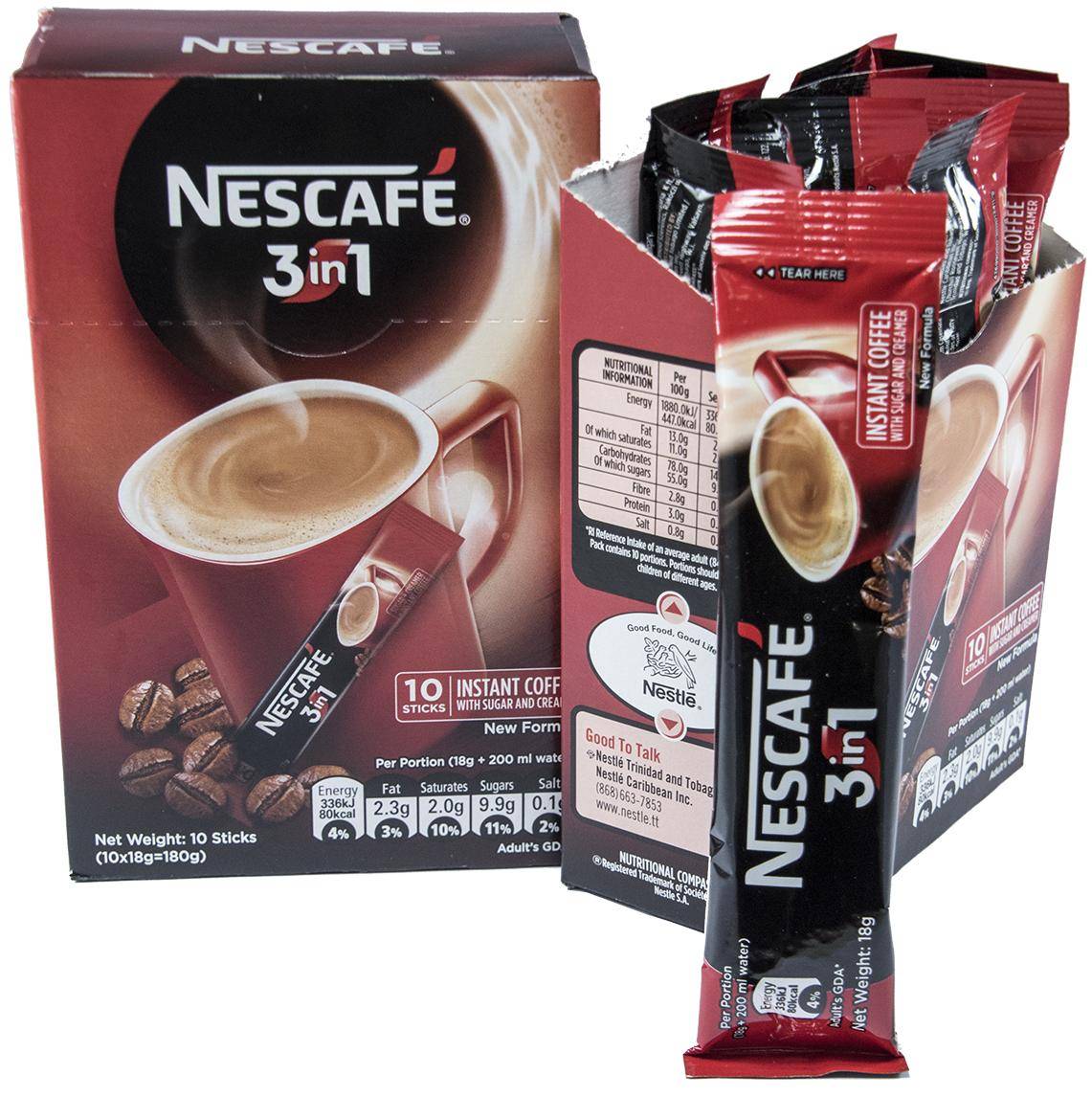 Все виды популярного кофе nescafe