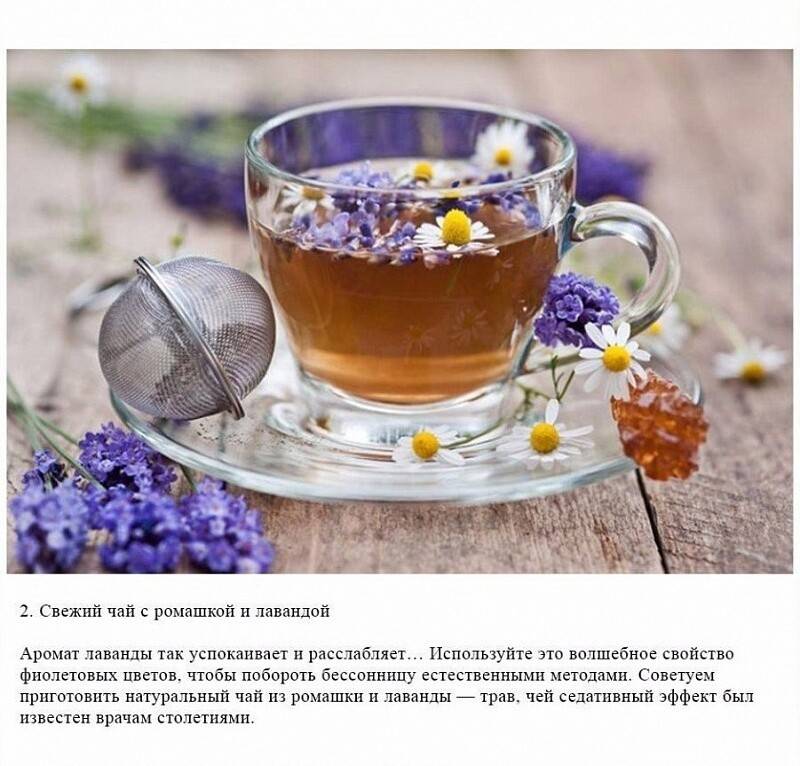 Чай и травы как средства для крепкого сна при бессоннице