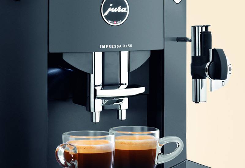 Правила использования кофемашины Jura Impressa F50