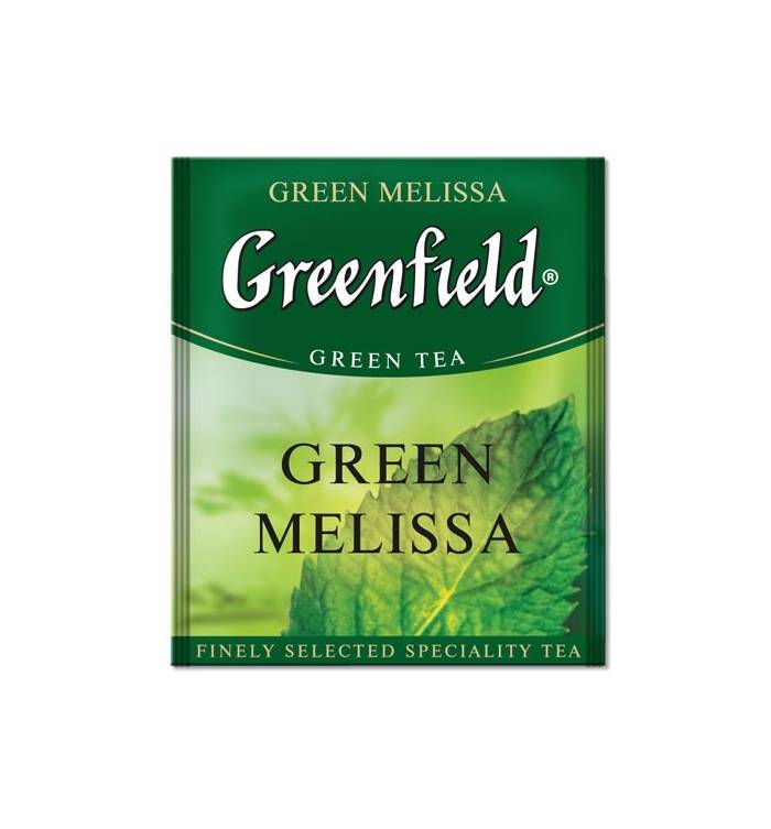 Чай гринфилд зеленый в пакетиках