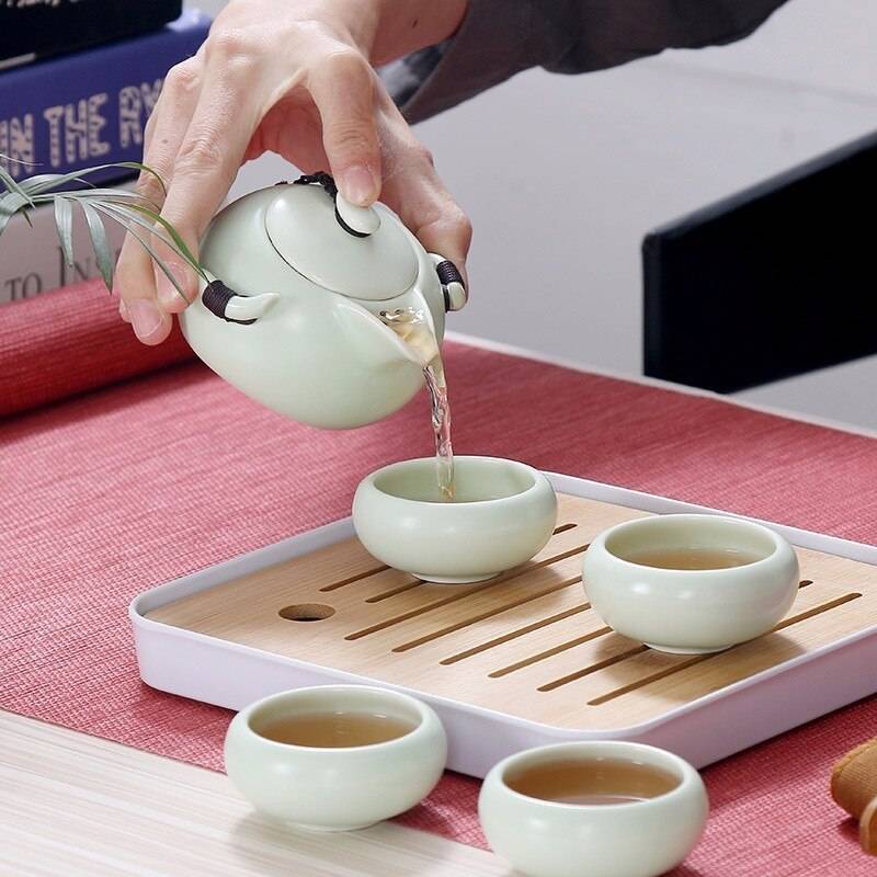 Набор для чайной церемонии, китайская посуда для заваривания чая