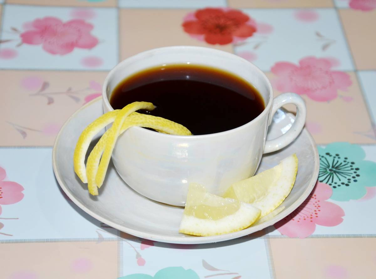 Кофе с лимоном — польза и вред, как называется