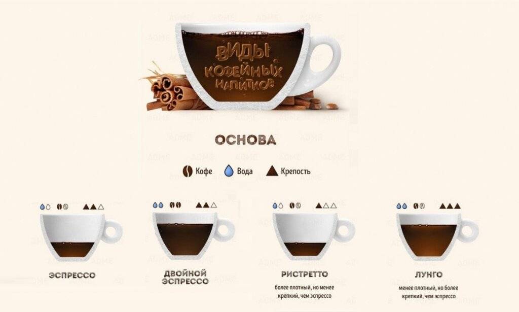 Виды кофе и кофейных напитков, из чего делают кофе, его изготовление и производство.
