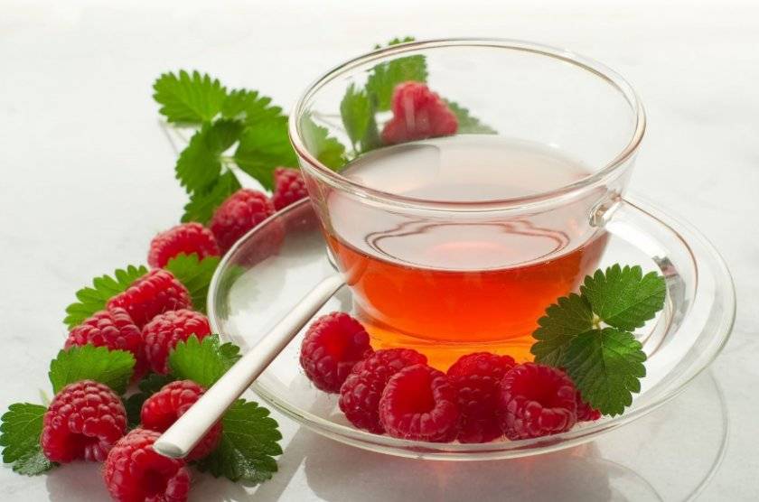 Чай из листа малины (ферментированный): польза для организма