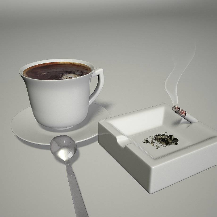Насколько вредно сочетание кофе и сигарет, мнение медиков