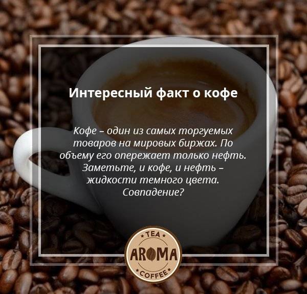 10 интересных фактов о кофе, о которых мало кто знает