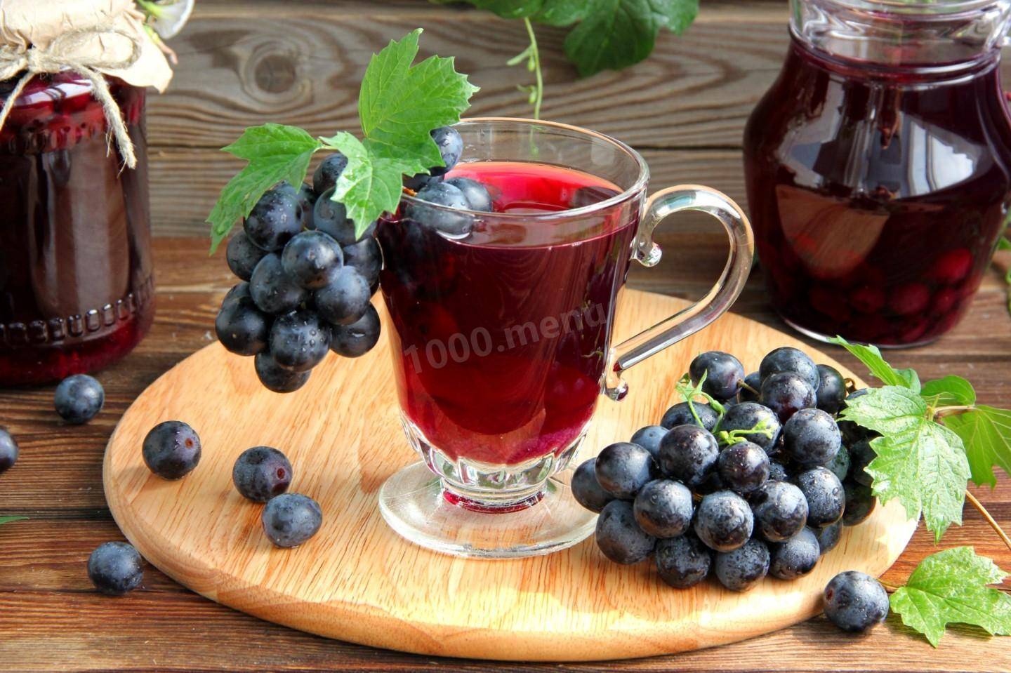 Сок виноградный домашний рецепт