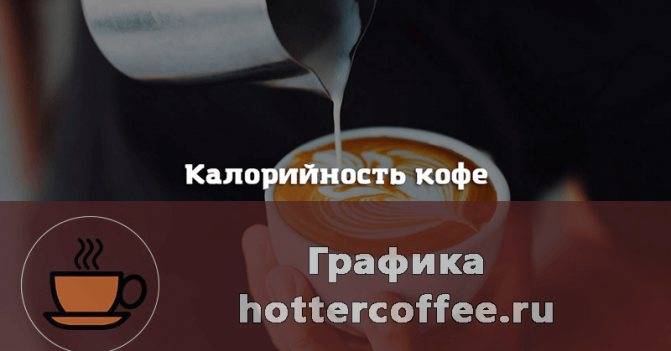 Калорийность кофе: сколько калорий в кофе с молоком, сахаром, сливками и без