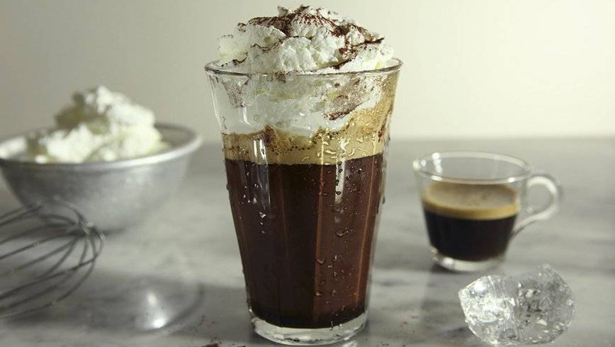 Кокосовый кофе со льдом