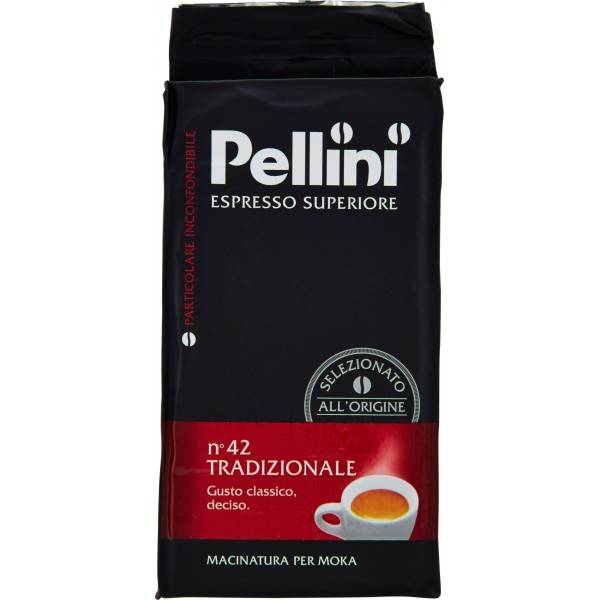 Кофе молотый pellini espresso vellutato №1 250 г — цена, купить в москве