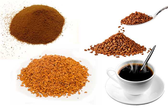 Как производят основные виды растворимого кофе