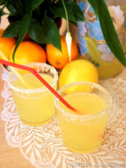 Лимонад из цедры апельсина