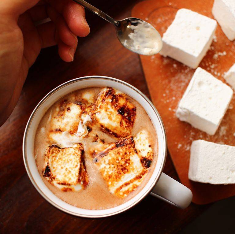 Какао с зефирками - пошаговый рецепт приготовления с фото