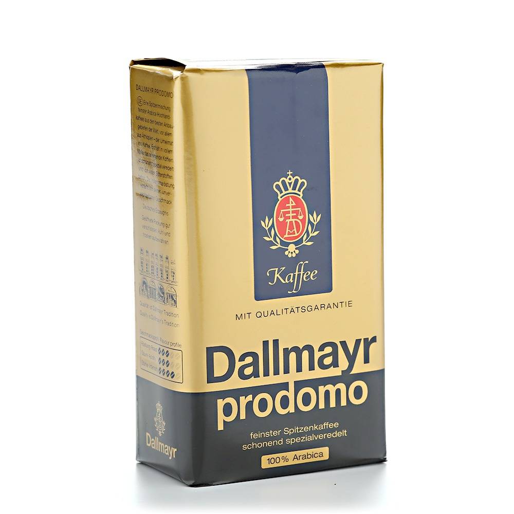Кофе молотый dallmayr prodomo 500г купить в москве, цены