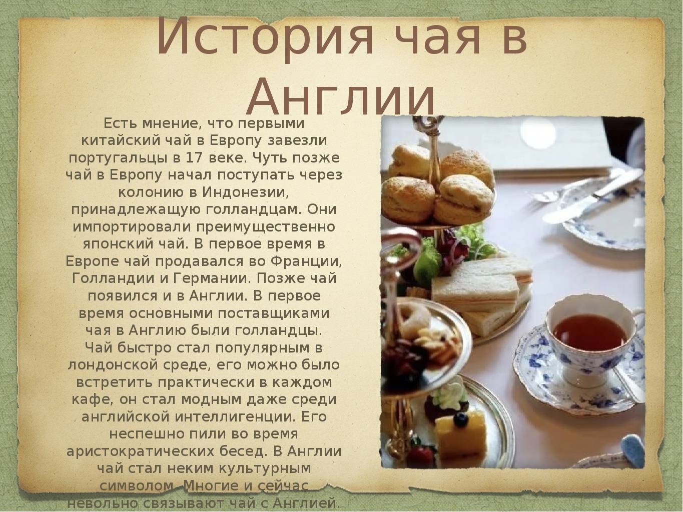 Очень интересные факты о чае: история, сорта и многое другое