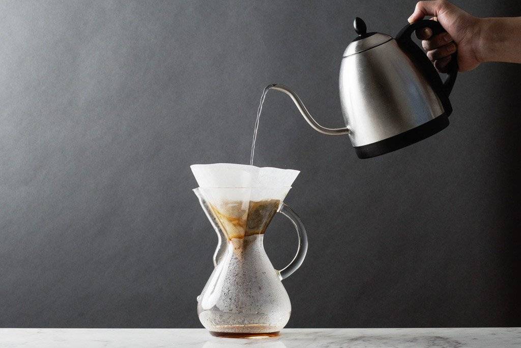Как заварить кофе в кемексе?