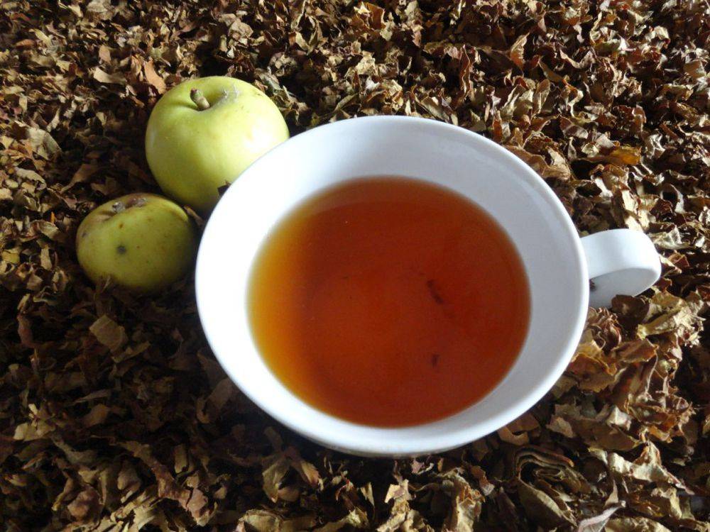 Целебный домашний чай из листьев черной смородины