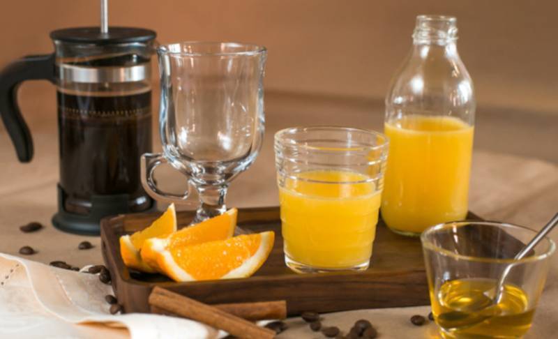 Кофе с соком (апельсиновым, яблочным и т.д.) – 5 рецептов