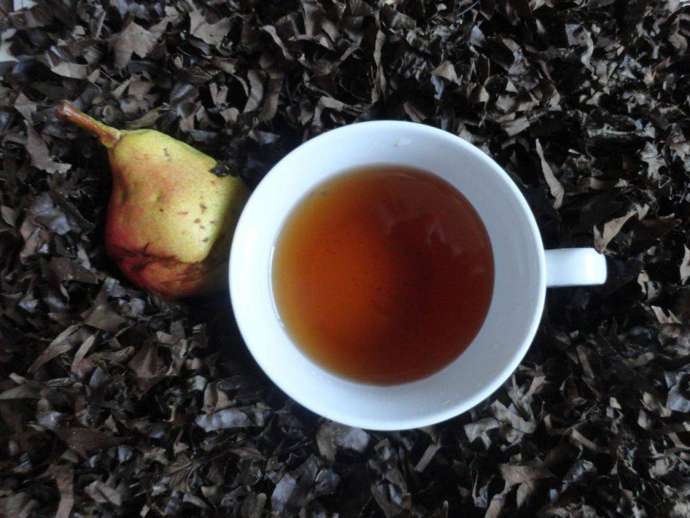 Чай из вишневых листьев