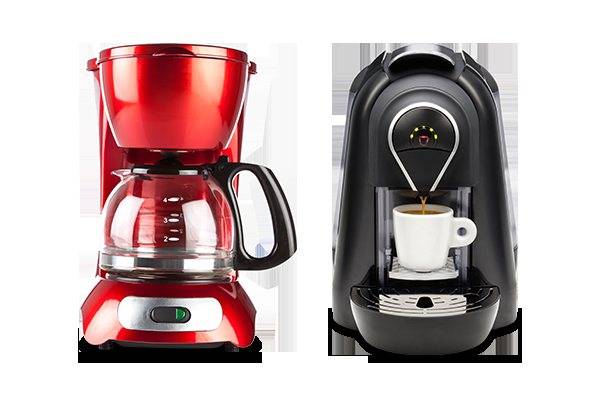 В чем разница между кофеваркой и кофемашиной? | в чем разница