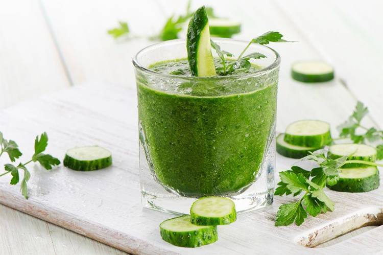 Быстро зеленое смузи для похудения рецепты
