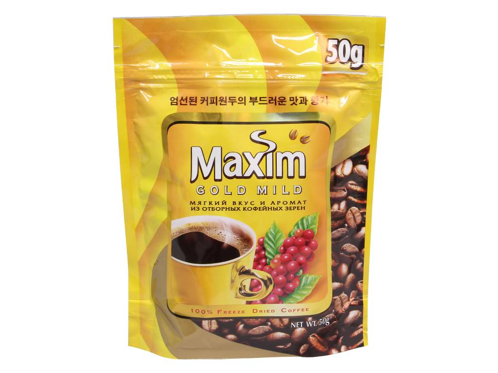 Кофе растворимый сублимированный maxim original