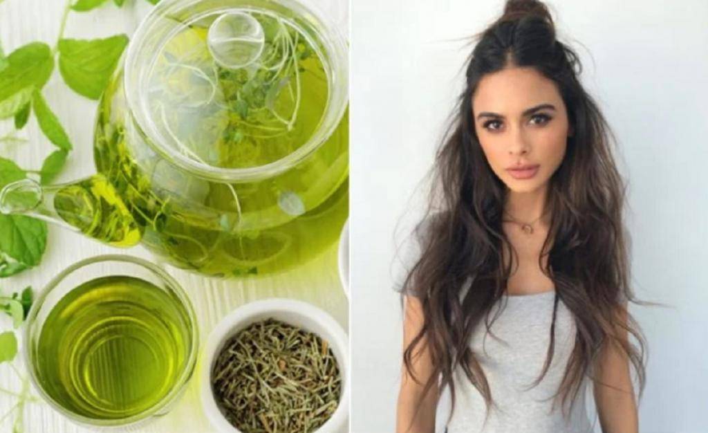 Зеленый чай для волос: польза, маски и как применять